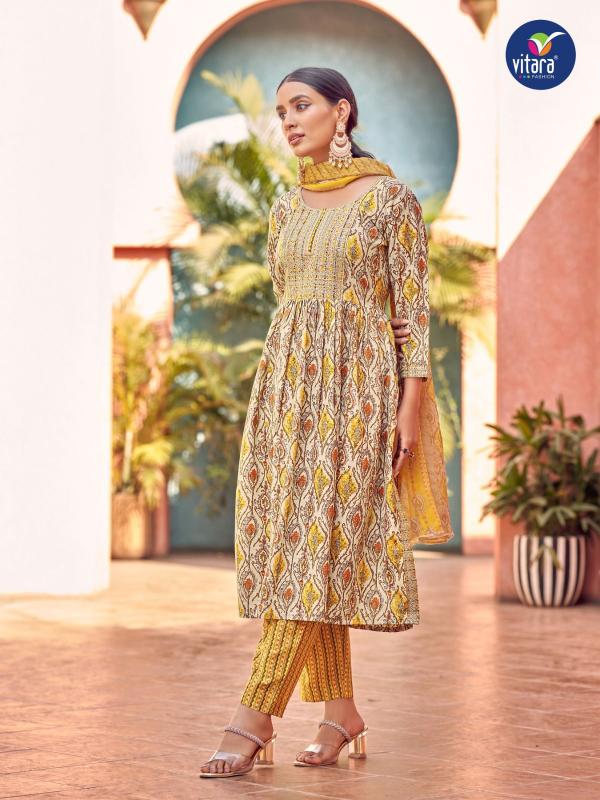 Vitara Brinton Designer Cotton Exclusive Designer Readymade Collection